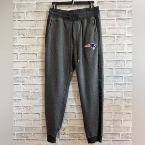 Men’s New England Patriots pull-on sweatpants joggers embroidered logo Medium